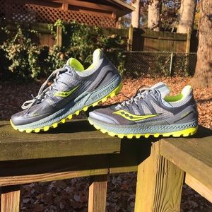 Saucony Womens Xodus ISO 3 size 8 Grey/Citron